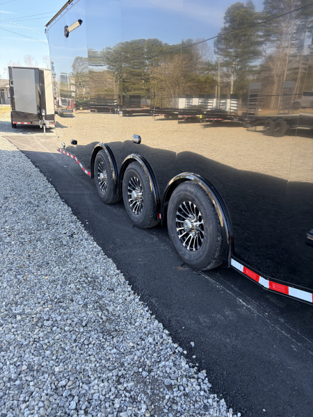 New 2026 Haulmark EDGE 34 Race Trailer With Turbo II Package, Polycor, Insulated, Black Trim Package