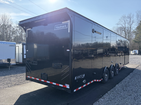 New 2026 Haulmark EDGE 34 Race Trailer With Turbo II Package, Polycor, Insulated, Black Trim Package
