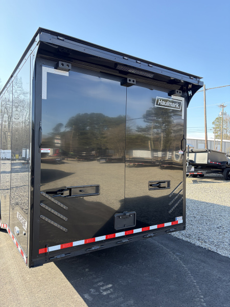 New 2026 Haulmark EDGE 34 Race Trailer With Turbo II Package, Polycor, Insulated, Black Trim Package