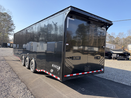 New 2026 Haulmark EDGE 34 Race Trailer With Turbo II Package, Polycor, Insulated, Black Trim Package
