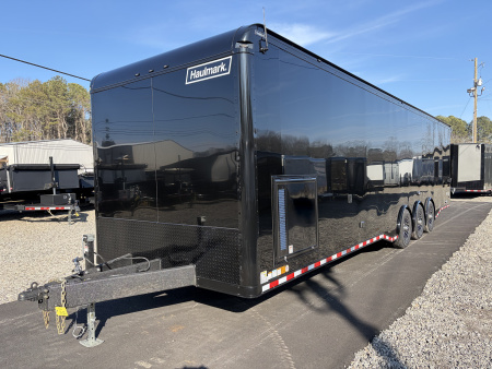 New 2026 Haulmark EDGE 34 Race Trailer With Turbo II Package, Polycor, Insulated, Black Trim Package