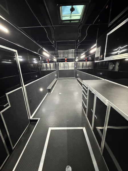 New 2026 Haulmark EDGE 34 Race Trailer With Turbo II Package, Polycor, Insulated, Black Trim Package