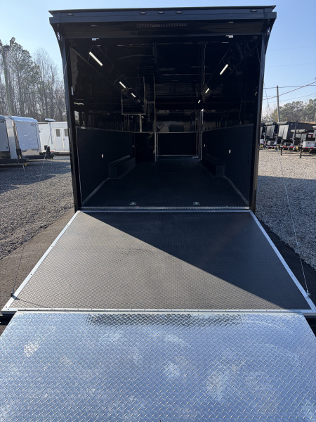 New 2026 Haulmark EDGE 34 Race Trailer With Turbo II Package, Polycor, Insulated, Black Trim Package