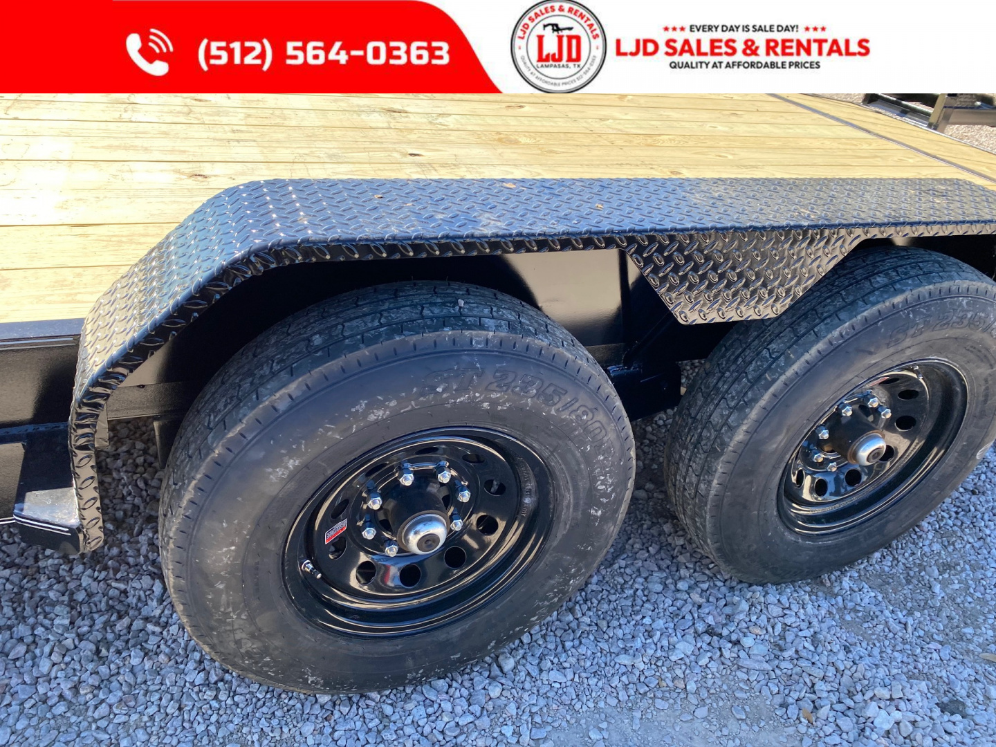 New 2026 Golden Arm 83" x 22' - Equipment Trailer