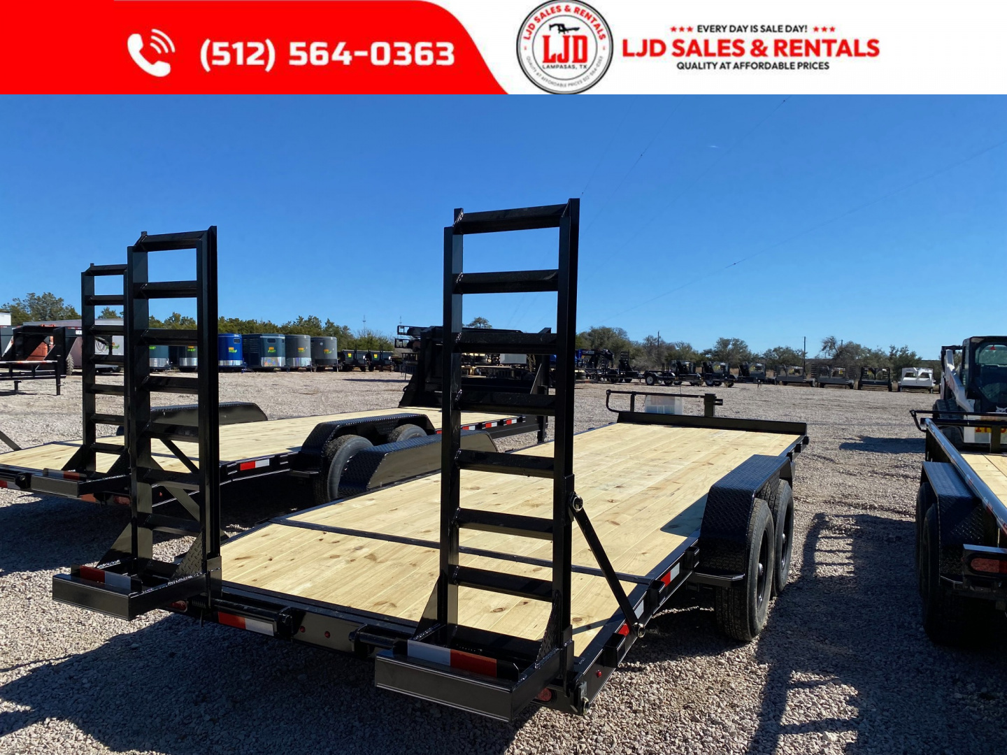 New 2026 Golden Arm 83" x 22' - Equipment Trailer