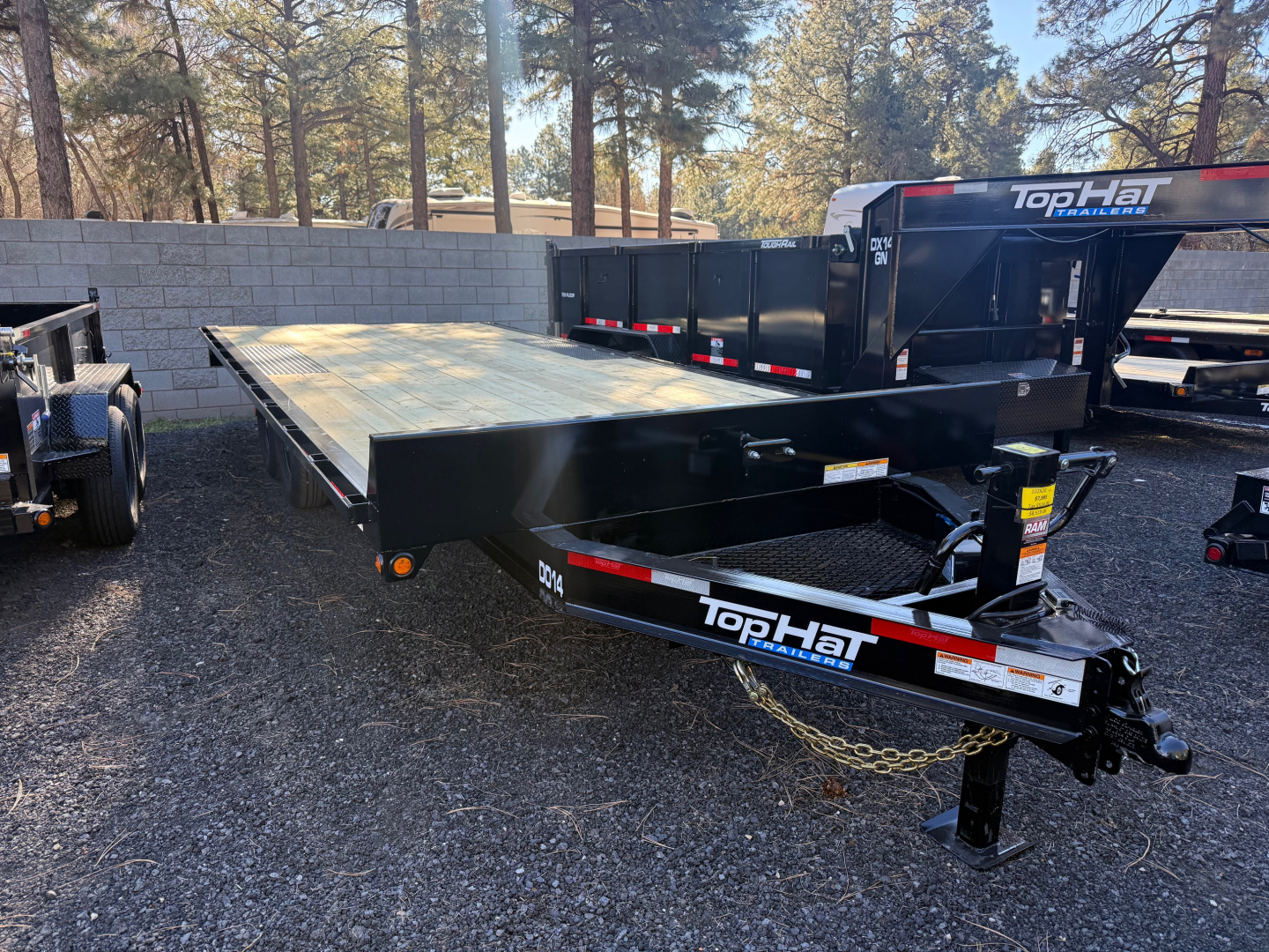 New 2026 Top Hat Trailers 83X20 Deck Over Trailer 14K Deckover Trailer