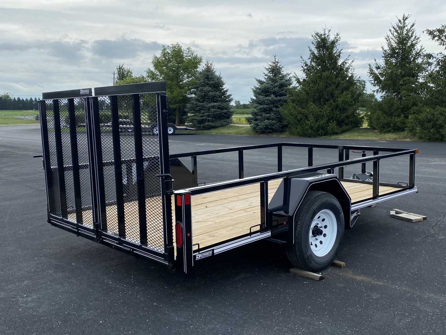 New 2026 Corn Pro 79” × 12’ SA Utility w/ Split Mesh Ramps