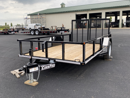 New 2026 Corn Pro 79” × 12’ SA Utility w/ Split Mesh Ramps