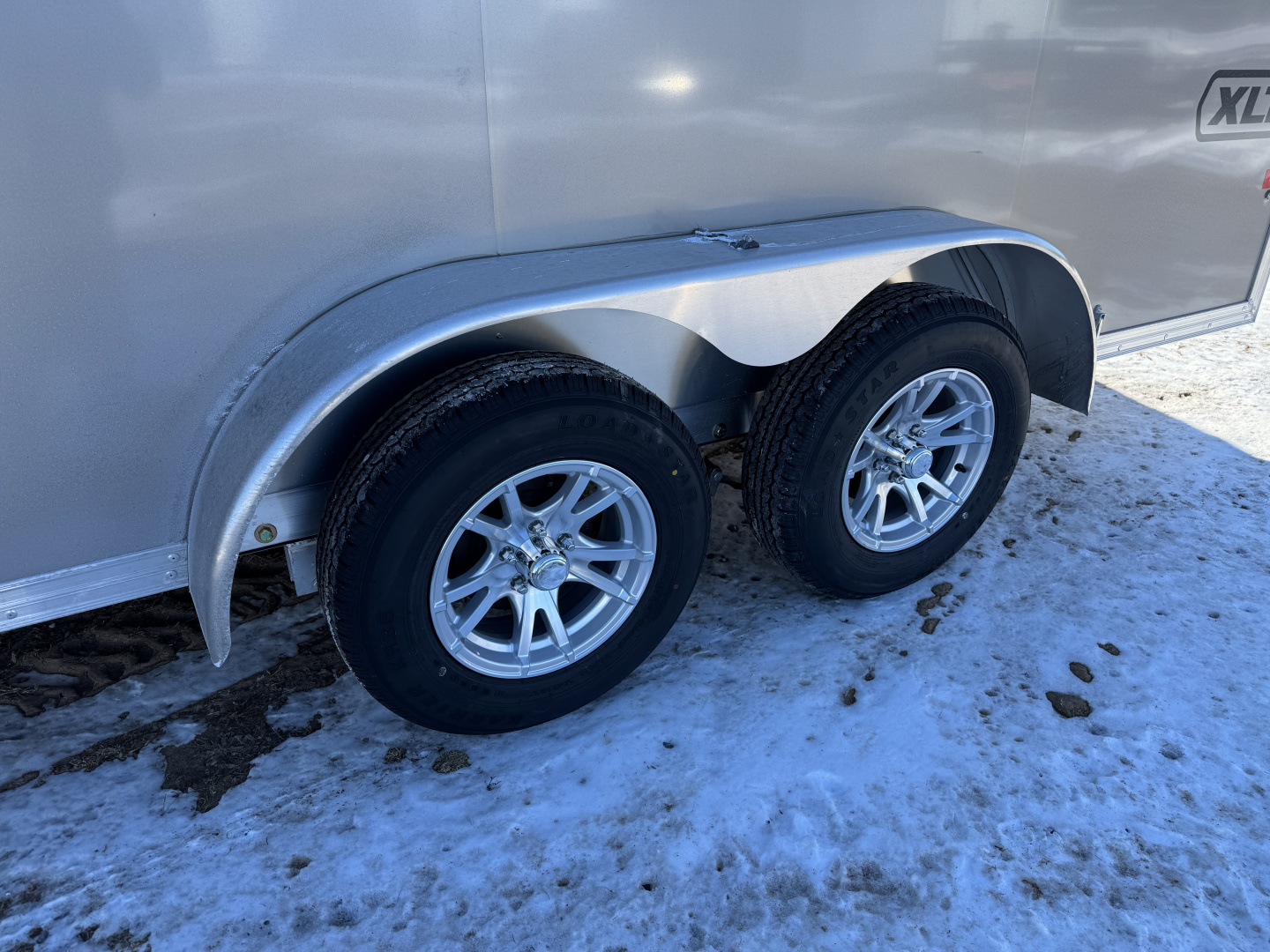 New 2026 E-Z Hauler EZEC7X16 XLT-BDP Cargo / Enclosed Trailer DOUBLE REAR DOORS FREE ALUMINUM WHEEL UPGRADE