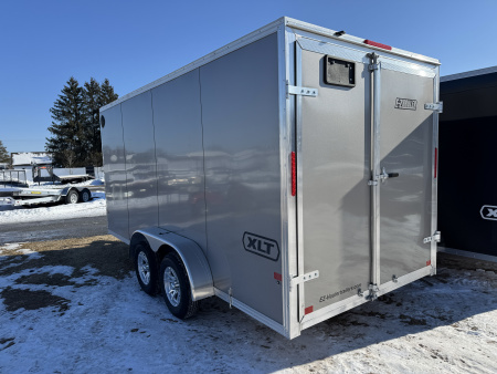 New 2026 E-Z Hauler EZEC7X16 XLT-BDP Cargo / Enclosed Trailer DOUBLE REAR DOORS FREE ALUMINUM WHEEL UPGRADE