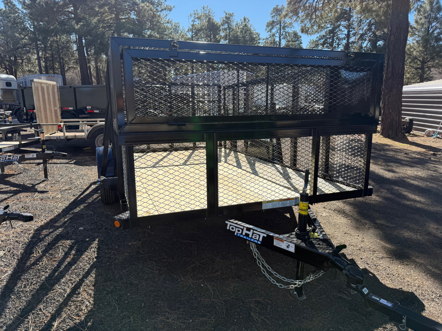 New 2026 Top Hat Trailers 83X12 Mini Landscape Utility Trailer