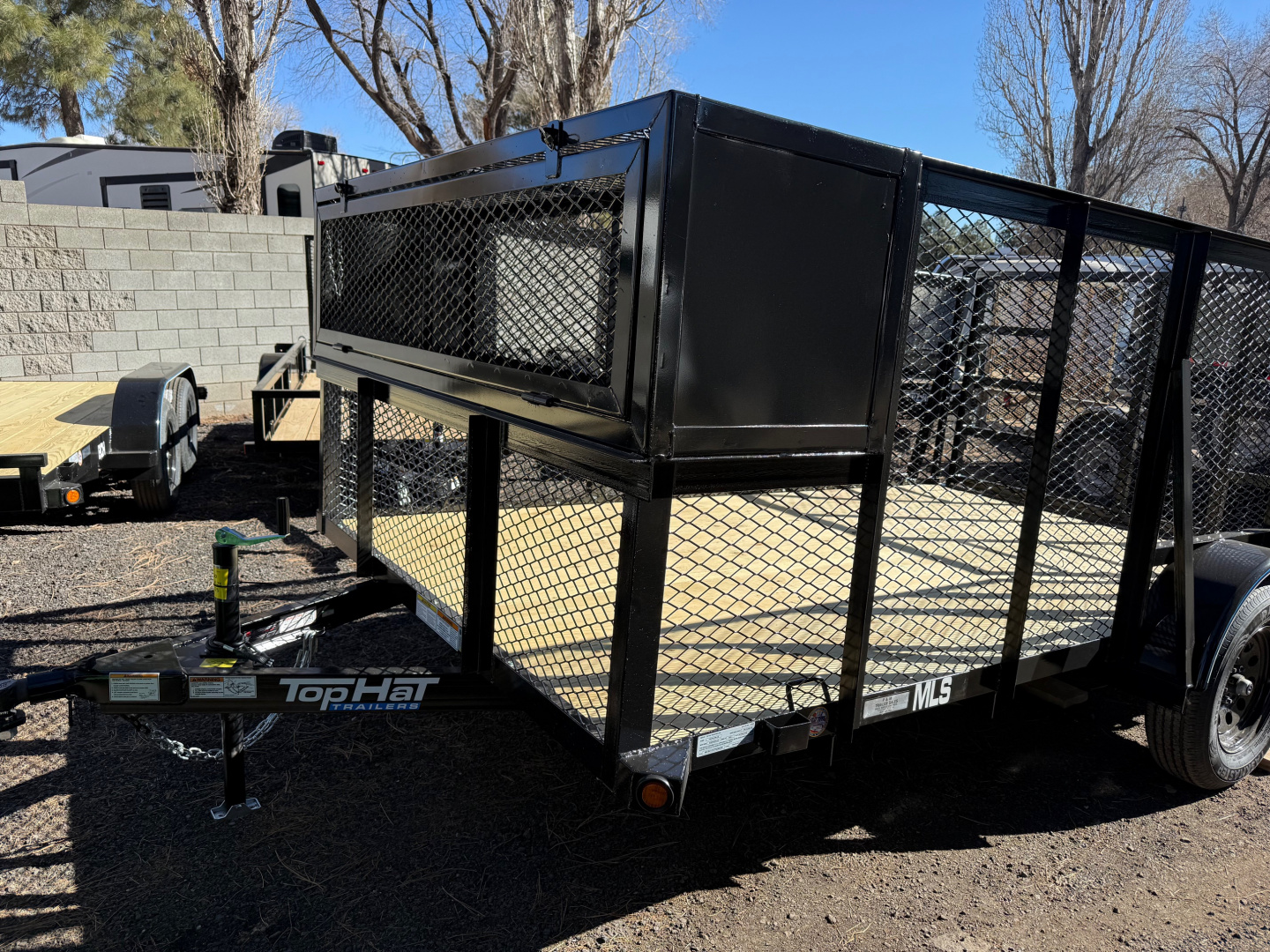 New 2026 Top Hat Trailers 83X12 Mini Landscape Utility Trailer