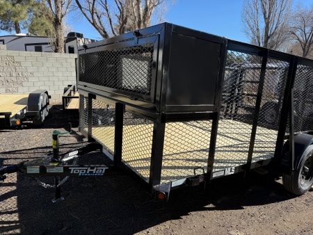 New 2026 Top Hat Trailers 83X12 Mini Landscape Utility Trailer
