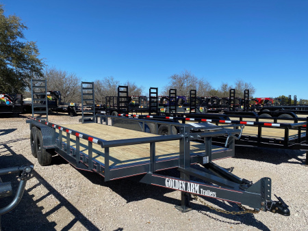 New 2026 Golden Arm - 83  x 20' - Pipe Top - Equipment Trailer-