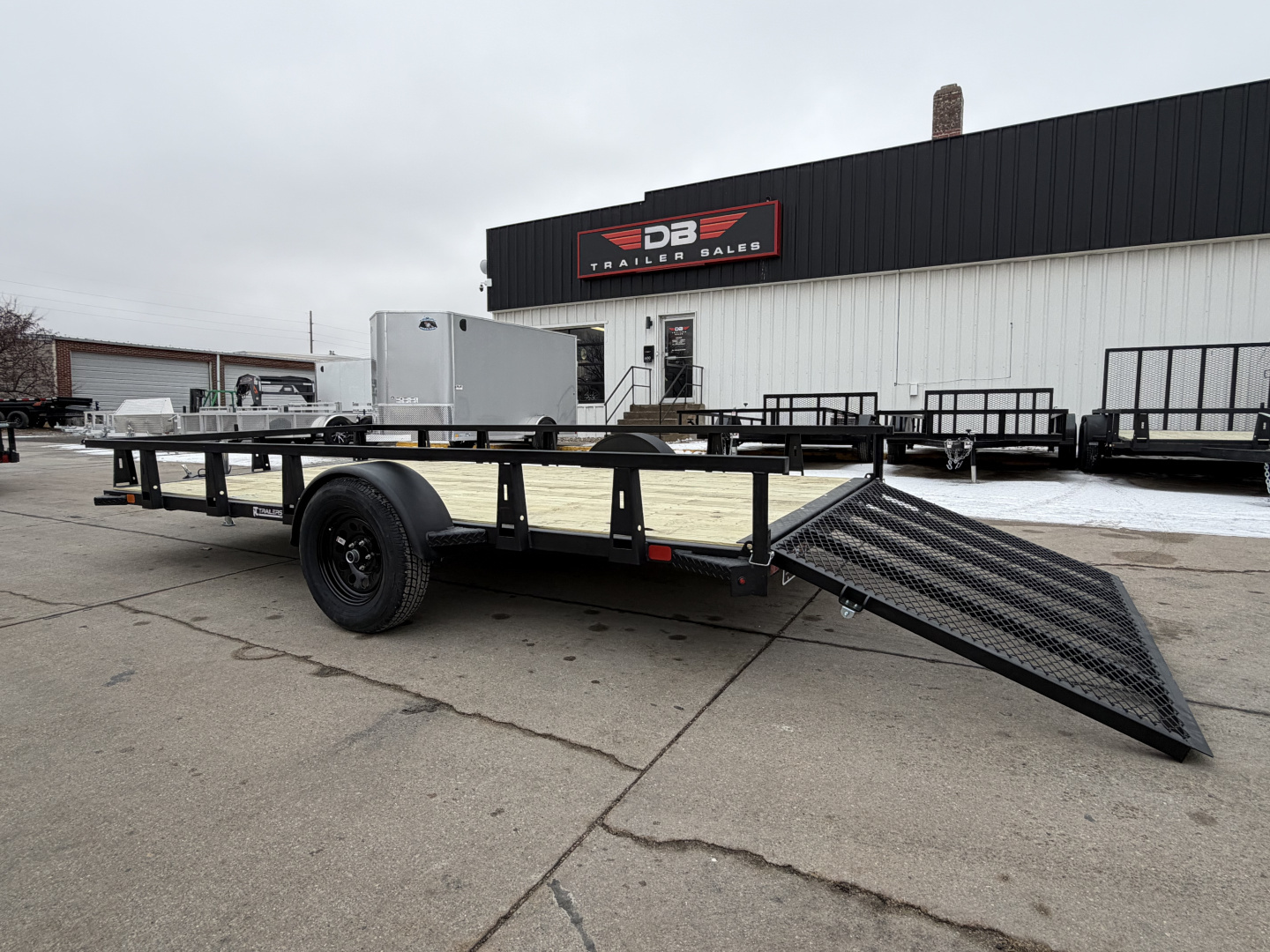 New 2026 HTC SUT714 Utility Trailer 83X14