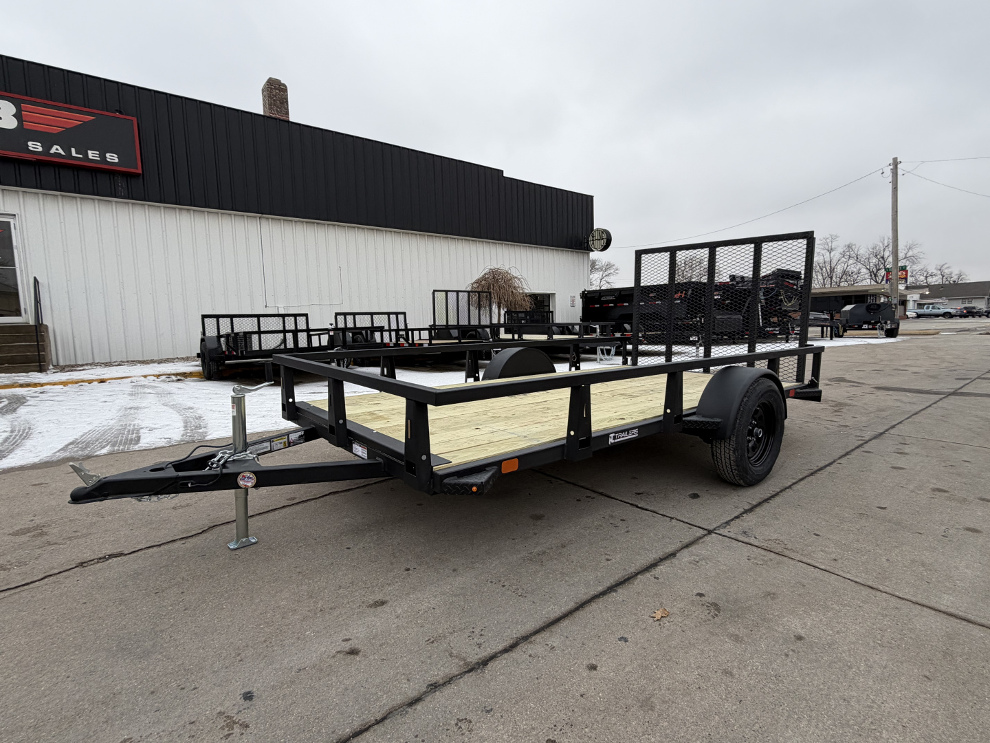 New 2026 HTC SUT612 Utility Trailer 6X12