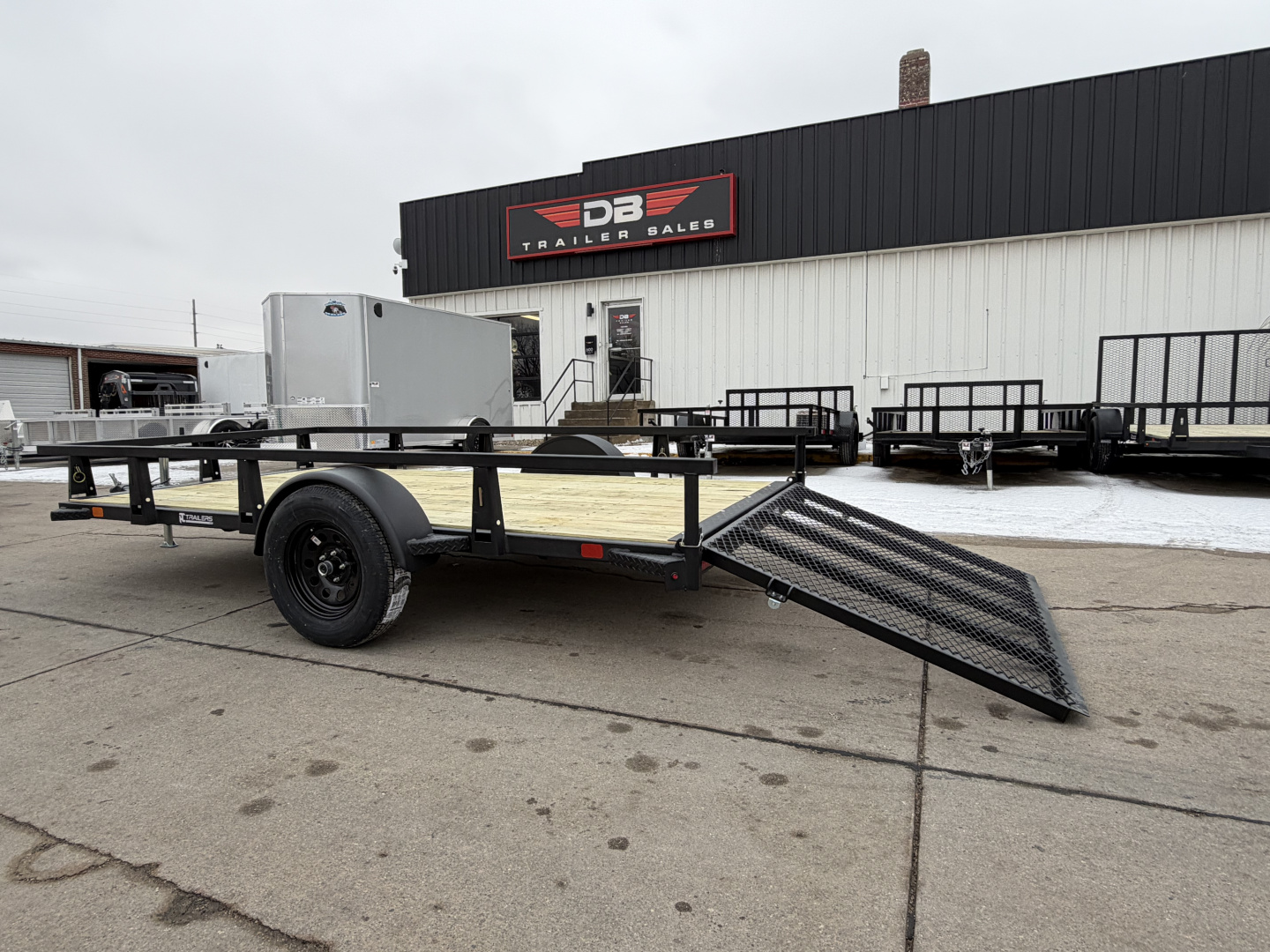 New 2026 HTC SUT612 Utility Trailer 6X12