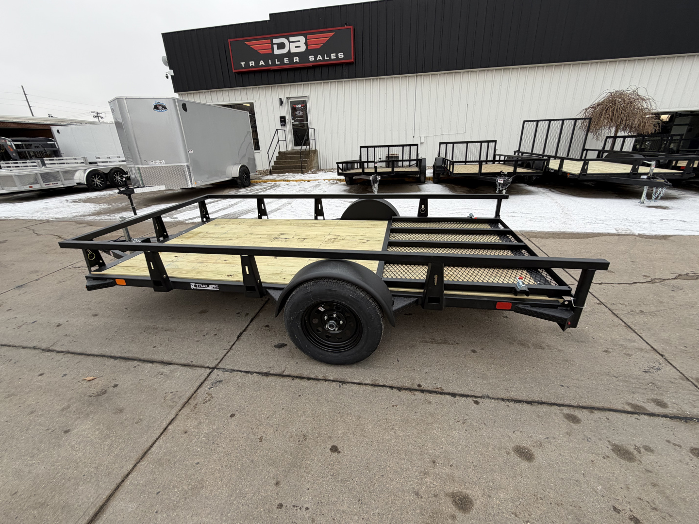 New 2026 HTC SUT612 Utility Trailer 6X12