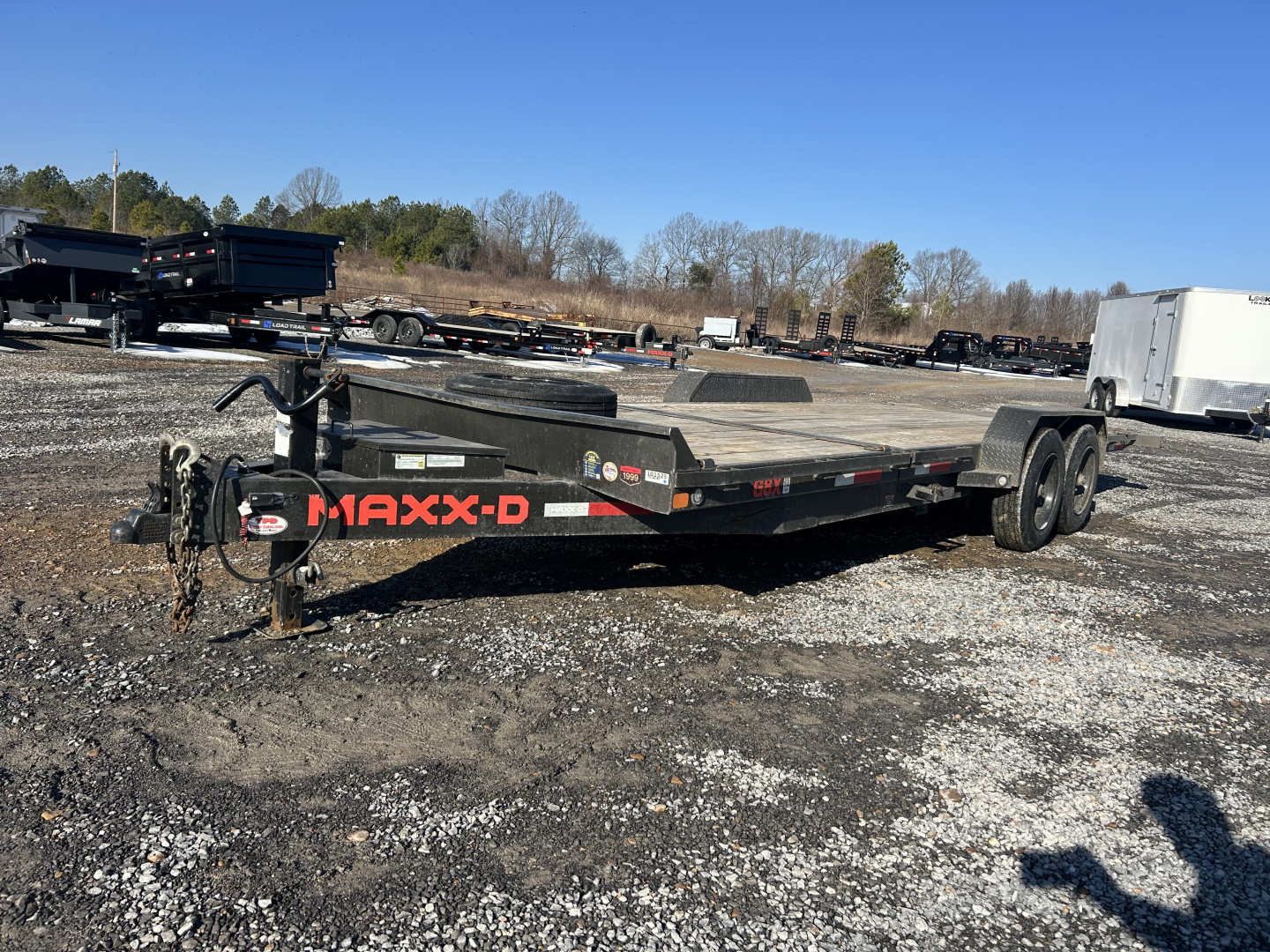 Used 2022 MAXXD 83" X 22' 16K Tilt Equipment Trailer