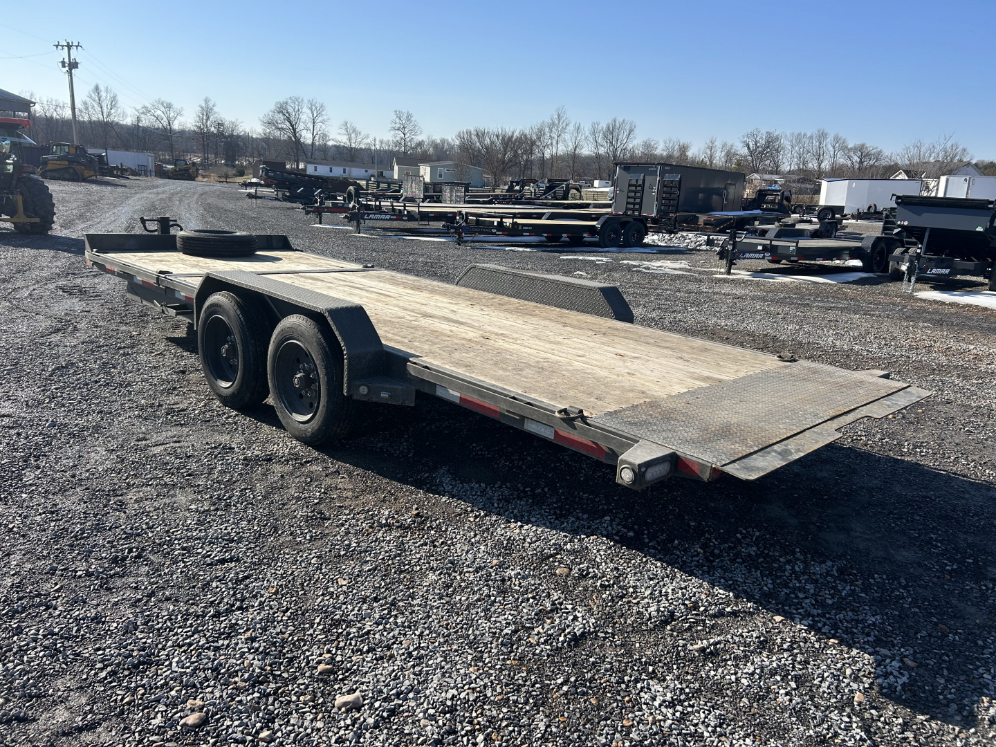 Used 2022 MAXXD 83" X 22' 16K Tilt Equipment Trailer