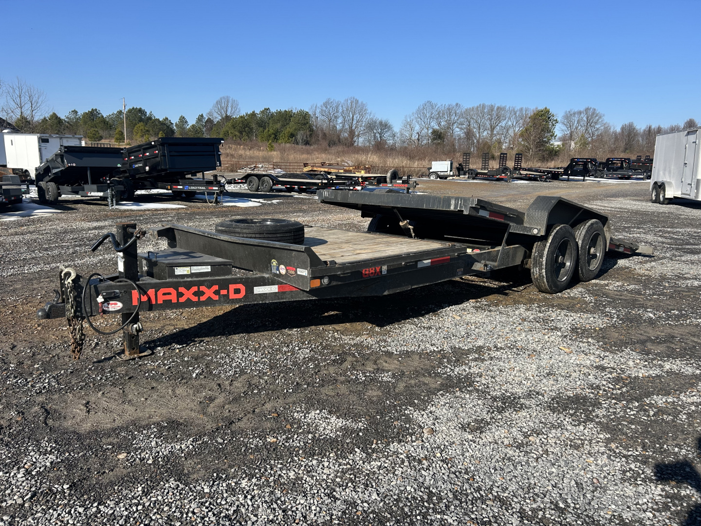 Used 2022 MAXXD 83" X 22' 16K Tilt Equipment Trailer