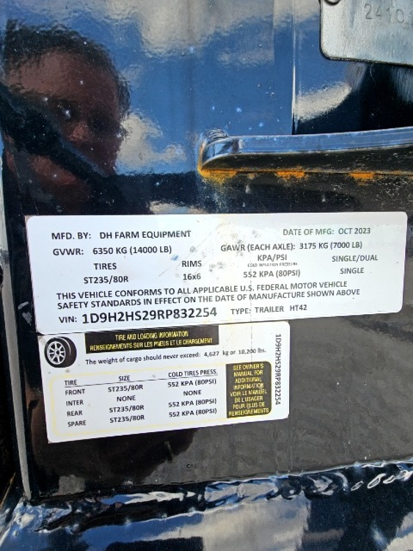 Used 2024 Other HAY TOTER 14K 42' GOOSENECK Hay Trailer