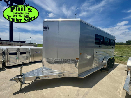 New Frontier Trailers 6 PEN LOW PRO LIVESTOCK TRAILER Stock / Stock Combo Trailer ROOF TOP AC!! LAST 1 AT THIS PRICE! GET IT BEFORE IT'S GONE!