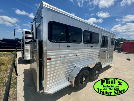 New Frontier Trailers 6 PEN LOW PRO LIVESTOCK TRAILER Stock / Stock Combo Trailer ROOF TOP AC!! LAST 1 AT THIS PRICE! GET IT BEFORE IT'S GONE!
