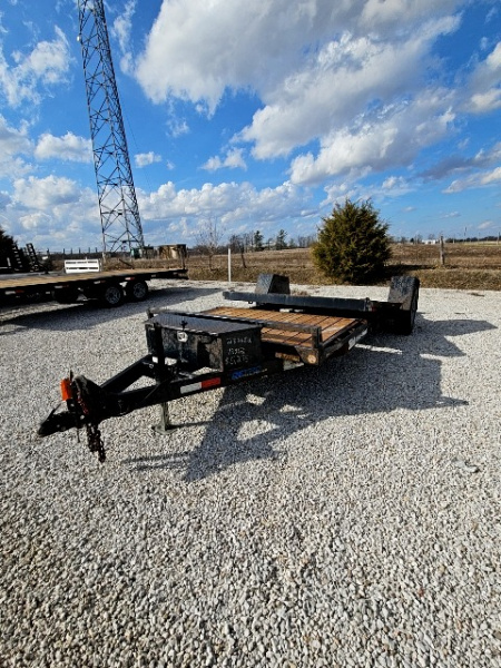 Used 2020 Sure-Trac 78 x16' (12+4) 10K Tilt Trailer