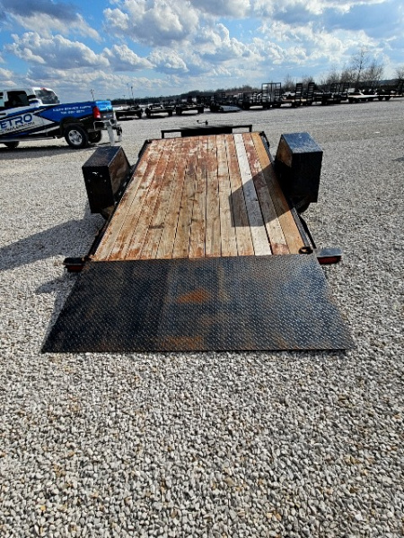 Used 2020 Sure-Trac 78"x16' (12+4) 10K Tilt Trailer