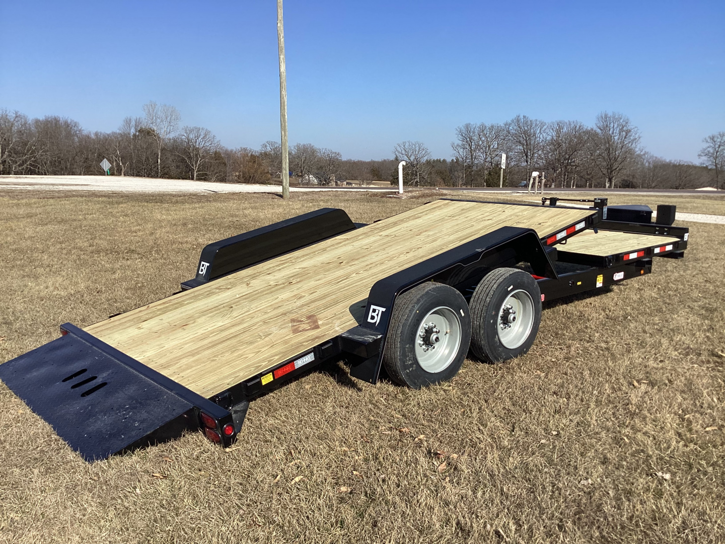 New 2026 Behnke HD Commercial 16+6 Gravity Tilt Equipment Trailer, 16K