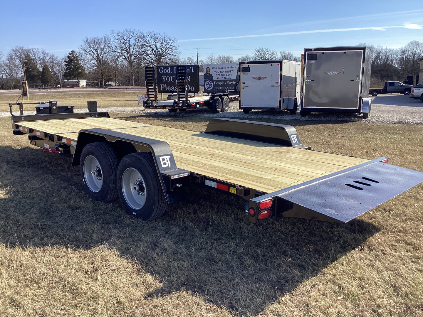 New 2026 Behnke HD Commercial 16+6 Gravity Tilt Equipment Trailer, 16K
