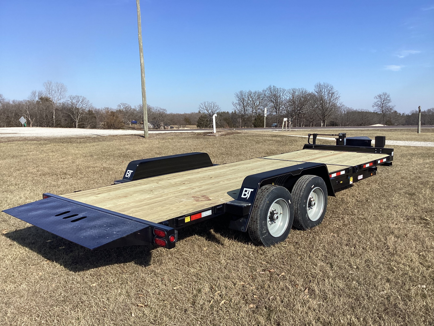 New 2026 Behnke HD Commercial 16+6 Gravity Tilt Equipment Trailer, 16K
