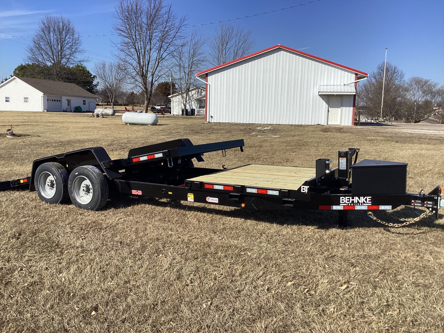 New 2026 Behnke HD Commercial 16+6 Gravity Tilt Equipment Trailer, 16K