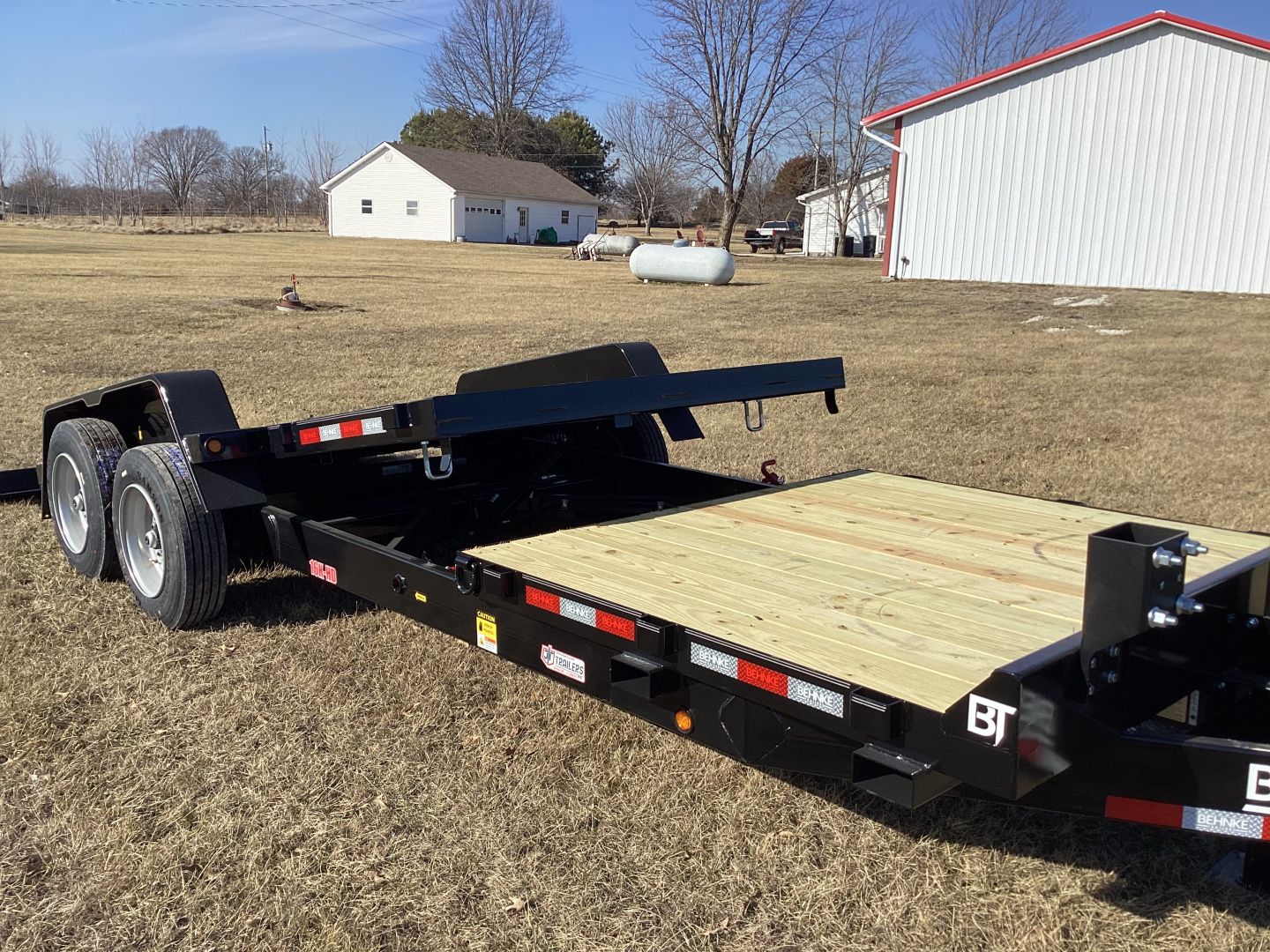 New 2026 Behnke HD Commercial 16+6 Gravity Tilt Equipment Trailer, 16K