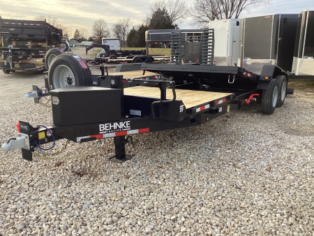 New 2026 Behnke HD Commercial 16+6 Gravity Tilt Equipment Trailer, 16K