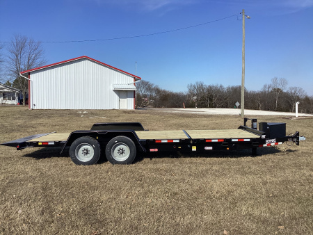 New 2026 Behnke HD Commercial 16+6 Gravity Tilt Equipment Trailer, 16K
