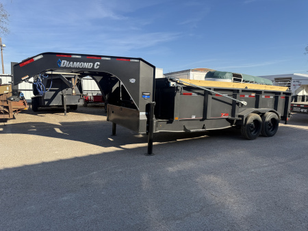 New 2026 Diamond C Trailers LPT208 16X81 GN Dump Trailer