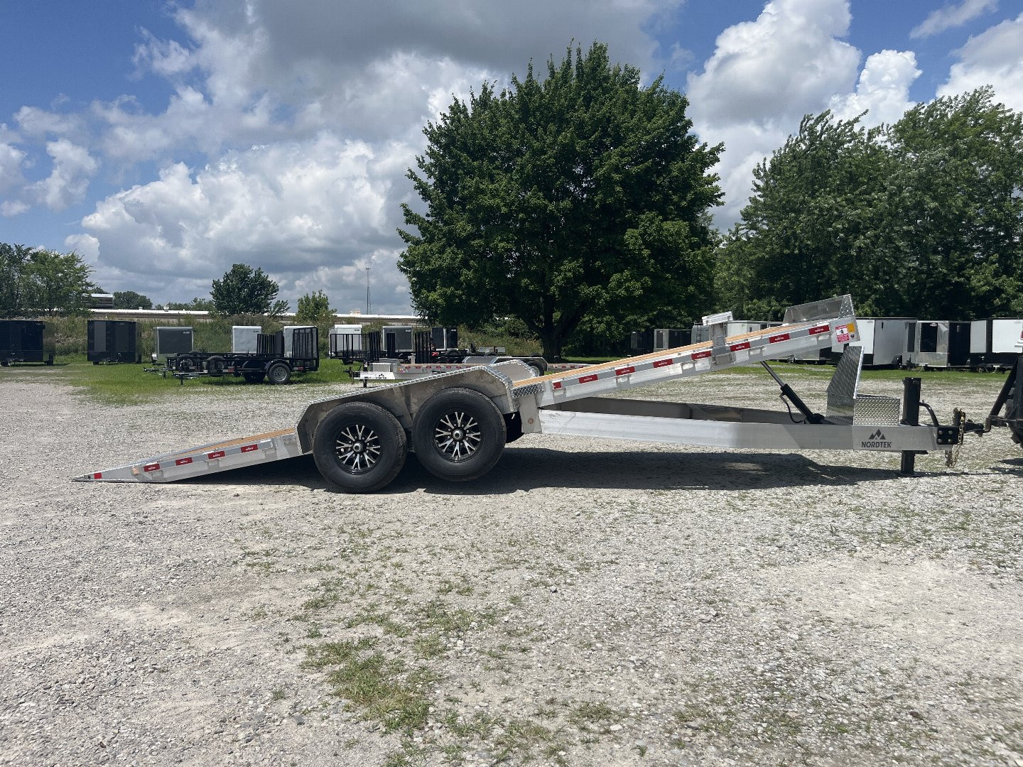 Used 2024 Nordtek 82X22 Tilt Trailer