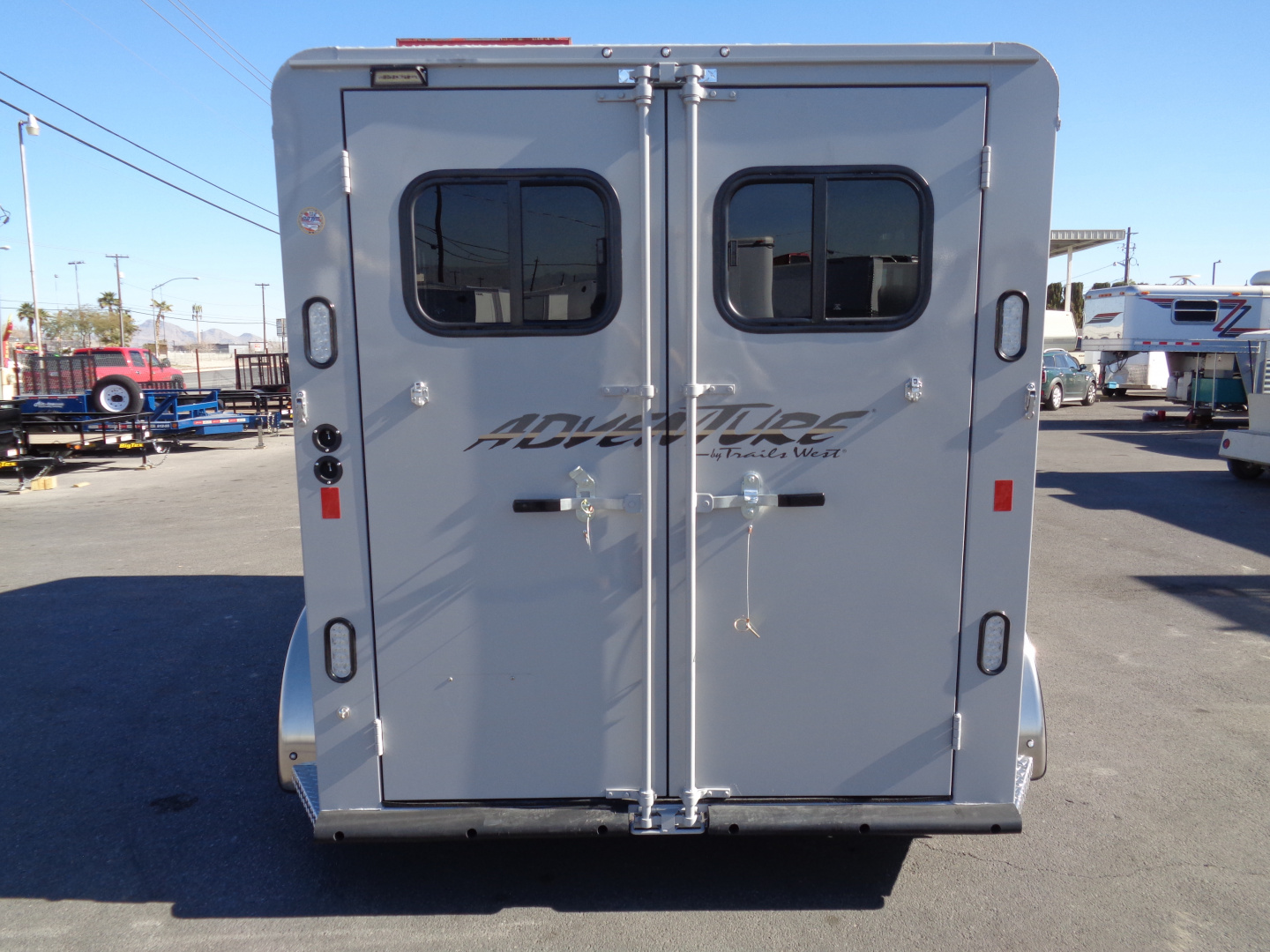 New 2026 Trails West *ADV MX II 2H * ADVENTURE MX II 2-Horse Slant Load Horse Trailer w/ Titanium Package
