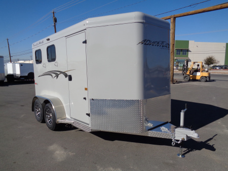 New 2026 Trails West *ADV MX II 2H * ADVENTURE MX II 2-Horse Slant Load Horse Trailer w/ Titanium Package
