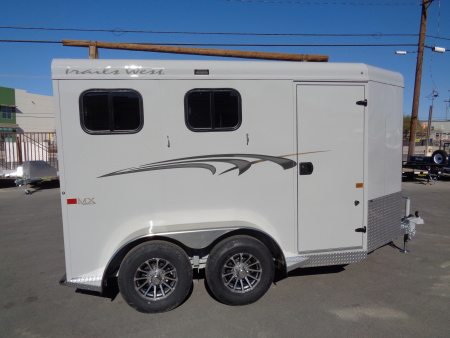 New 2026 Trails West *ADV MX II 2H * ADVENTURE MX II 2-Horse Slant Load Horse Trailer w/ Titanium Package