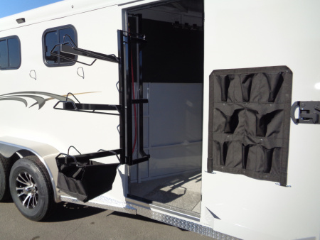 New 2026 Trails West ADVENTURE MX GN 3-Horse Gooseneck Horse Trailer w/ Titanium Package