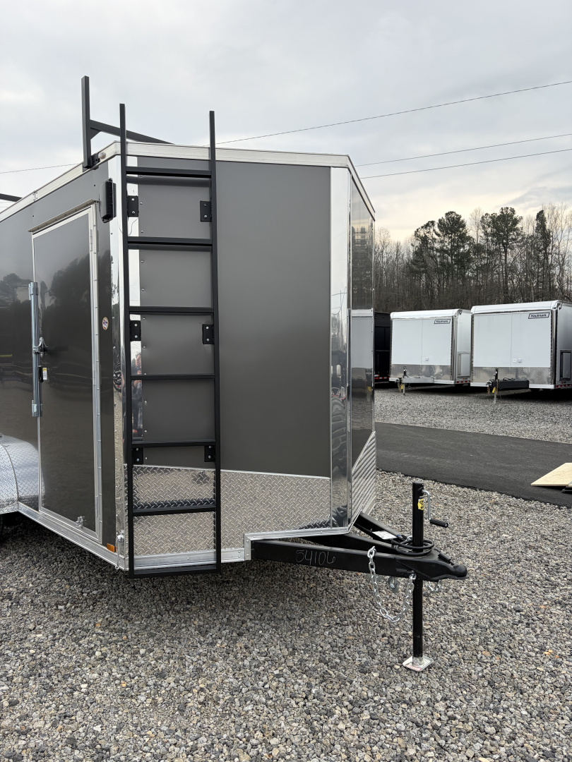 New 2026 Spartan 7X14 Custom Enclosed Trailer With Preferred Package, Window, Ladder. Ladder Racks, Polycor