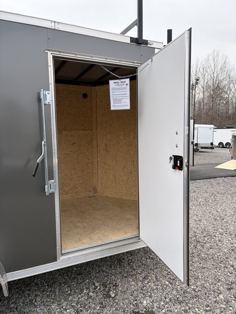 New 2026 Spartan 7X14 Custom Enclosed Trailer With Preferred Package, Window, Ladder. Ladder Racks, Polycor