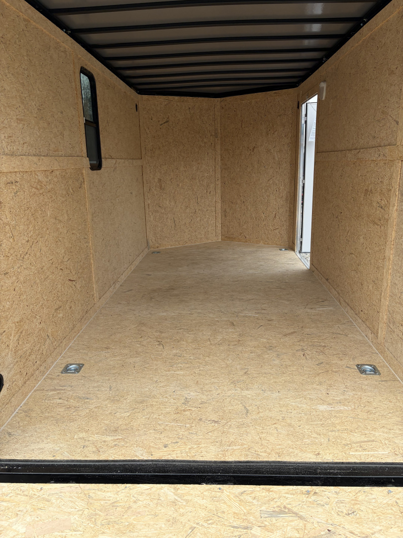 New 2026 Spartan 7X14 Custom Enclosed Trailer With Preferred Package, Window, Ladder. Ladder Racks, Polycor