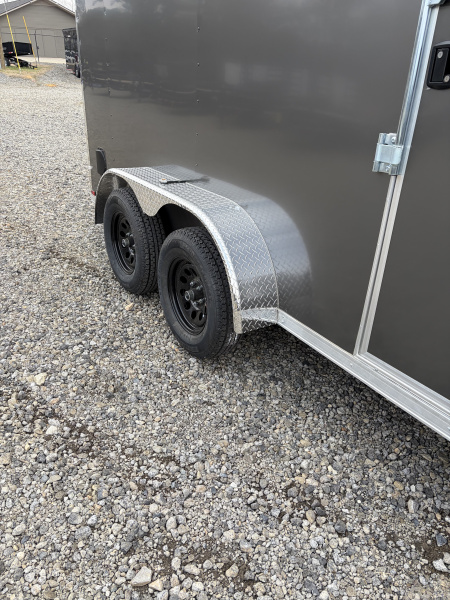 New 2026 Spartan 7X14 Custom Enclosed Trailer With Preferred Package, Window, Ladder. Ladder Racks, Polycor