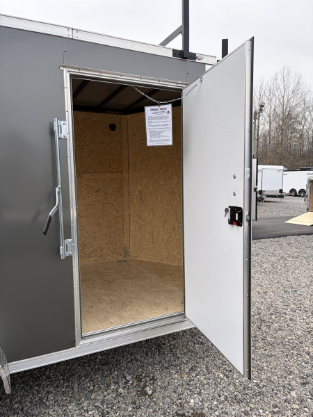 New 2026 Spartan 7X14 Custom Enclosed Trailer With Preferred Package, Window, Ladder. Ladder Racks, Polycor