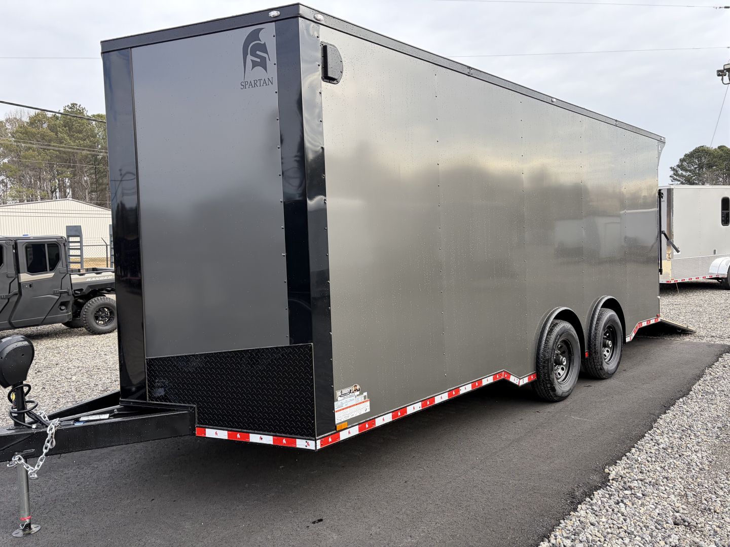 New 2026 Spartan 8.5x20 Enclosed Trailer, 7' 6" Interior Height, Race Spoiler, Polycor, Torsion 12K GVWR, "PRO- SERIES