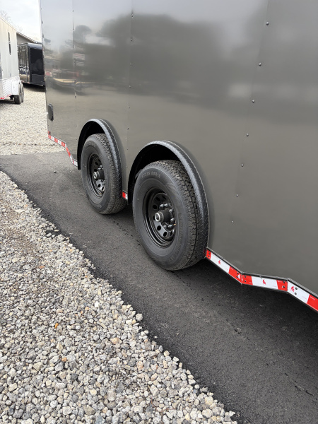 New 2026 Spartan 8.5x20 Enclosed Trailer, 7' 6" Interior Height, Race Spoiler, Polycor, Torsion 12K GVWR, "PRO- SERIES